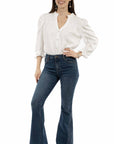 Bell Bottom W/crystal Insets - HC977