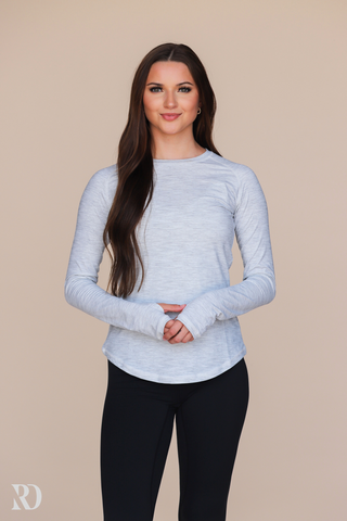 BASELINE TOP | HEATHER GRAY