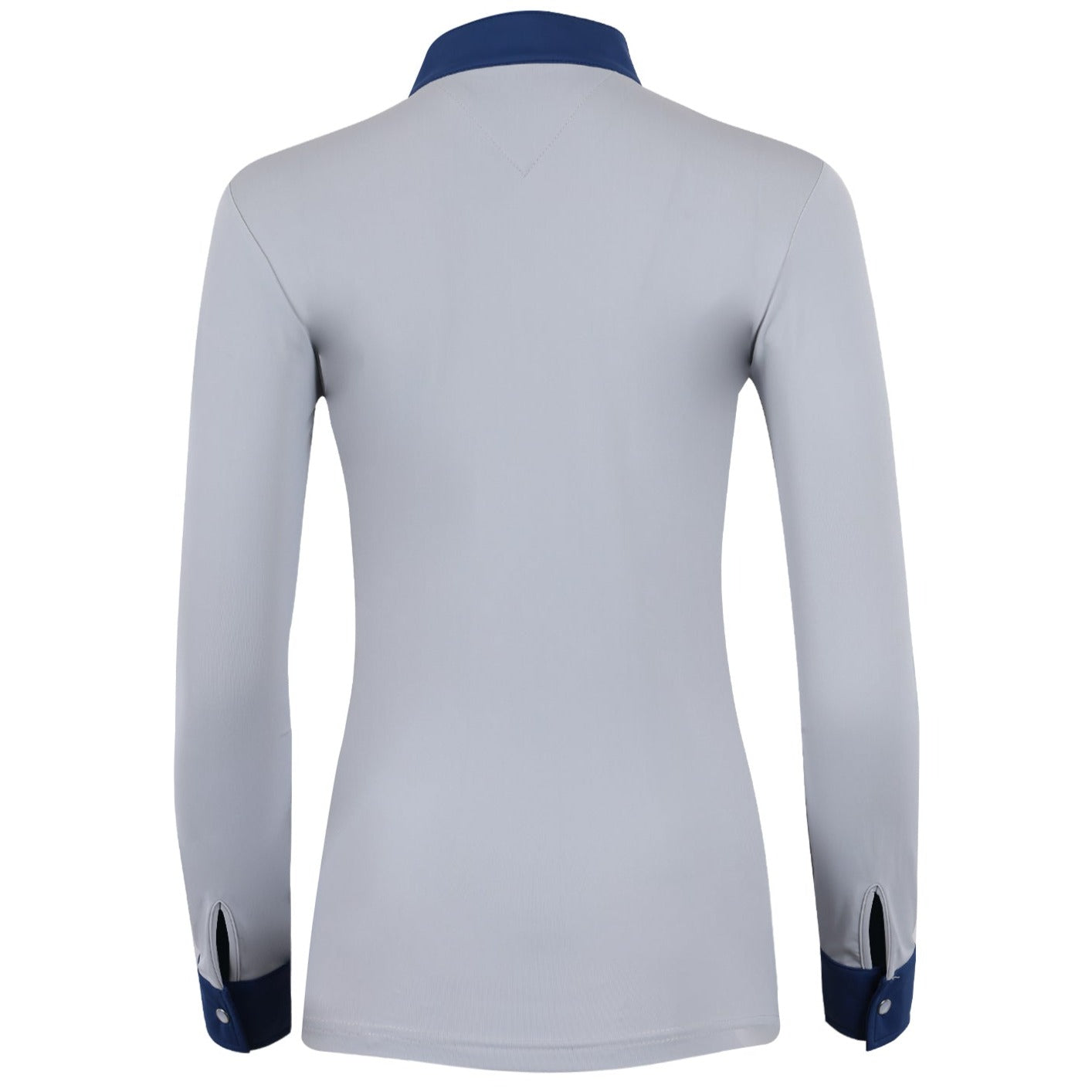 Roxana - Black &amp; Luxe Gray Long Sleeve Riding Shirt