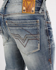 Holt Men's Blue Boot Cut Jeans
