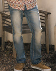 Holt Men's Blue Boot Cut Jeans