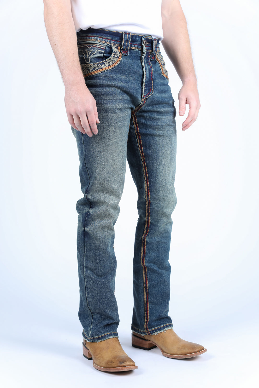 Holt Men&#39;s Slim Boot Cut Jeans