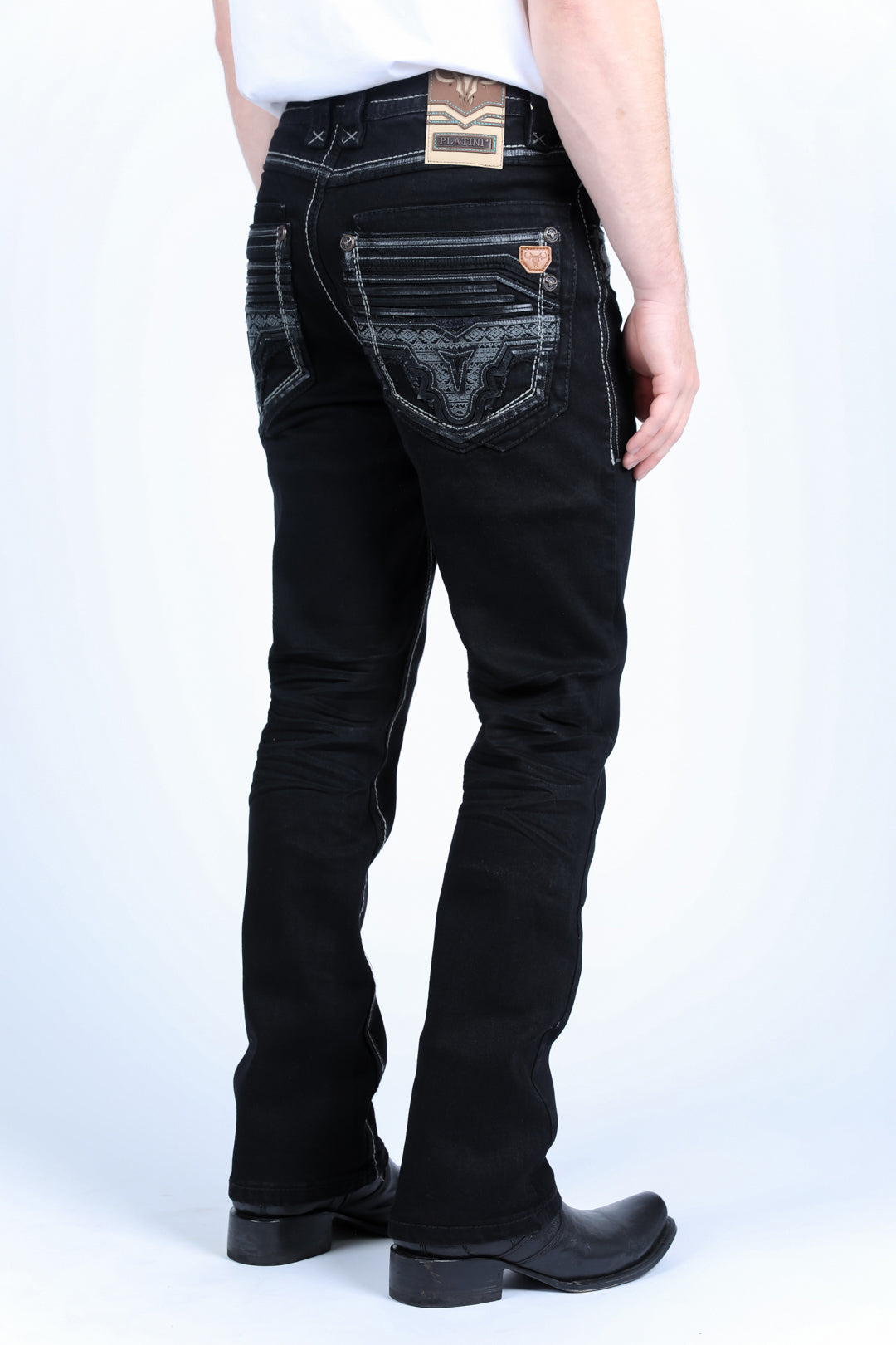 Holt Men&#39;s Slim Boot Cut Jeans