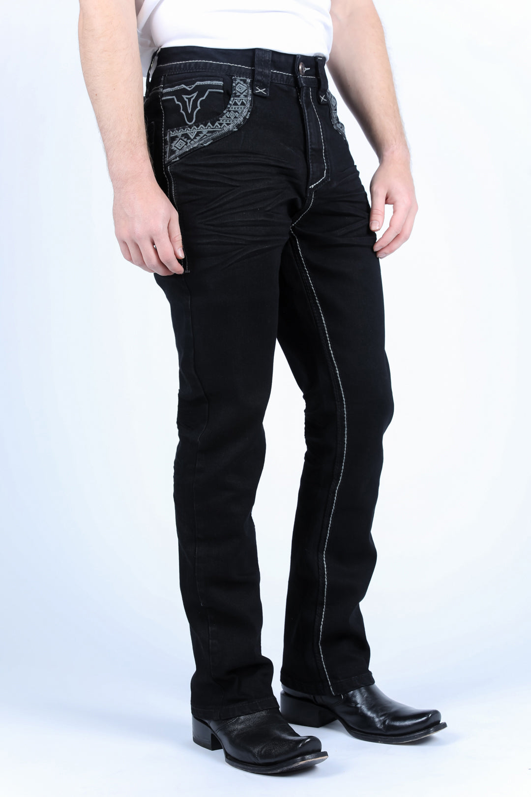 Holt Men&#39;s Slim Boot Cut Jeans