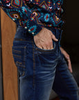 Holt Men's Slim Boot Cut Jeans