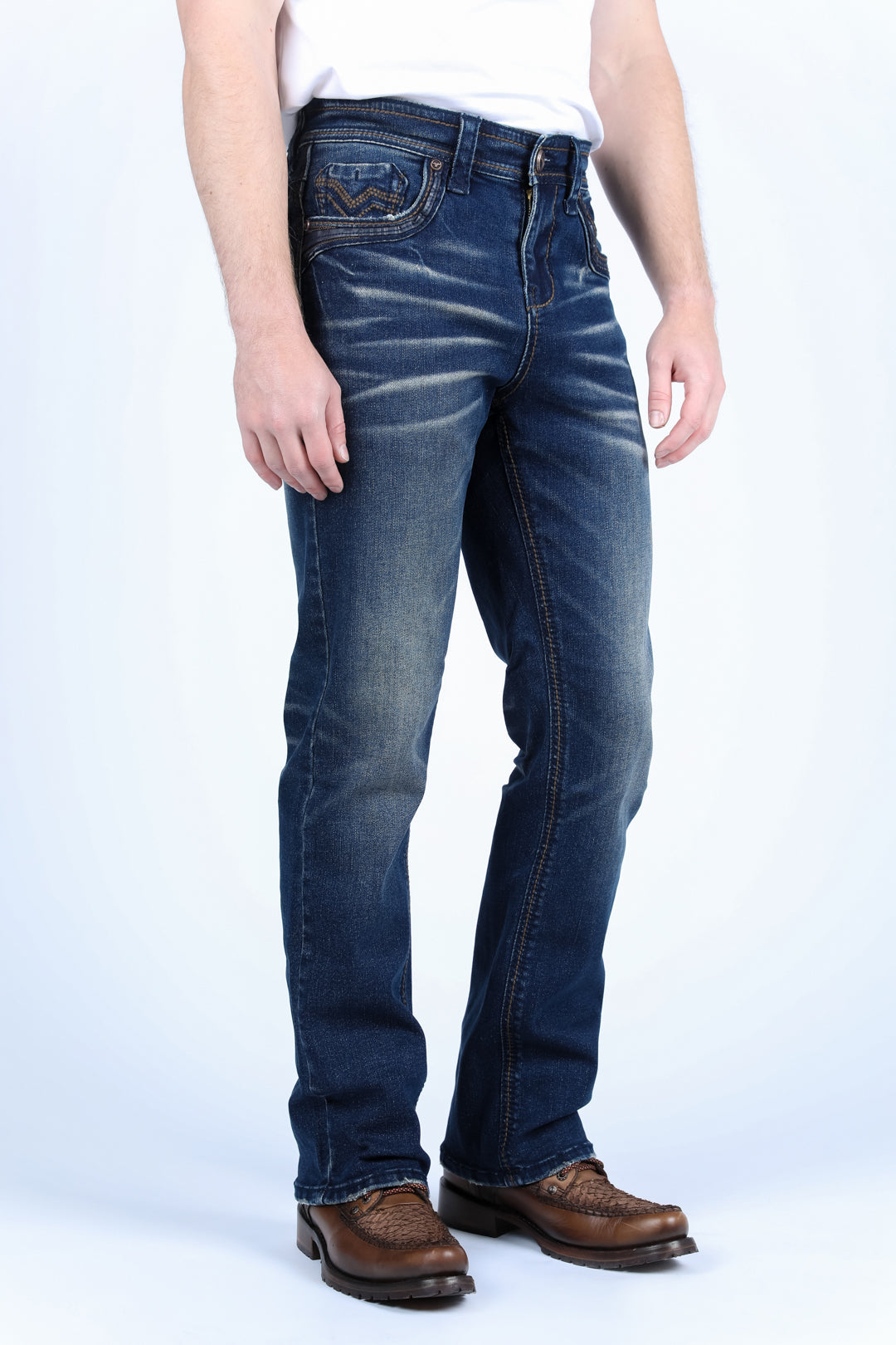 Holt Men&#39;s Slim Boot Cut Jeans