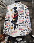 Yeehaw Cowboy Vegas Mens Western Blazer