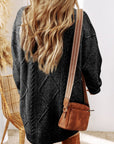 Cable Knit Sweater Dress -clearance