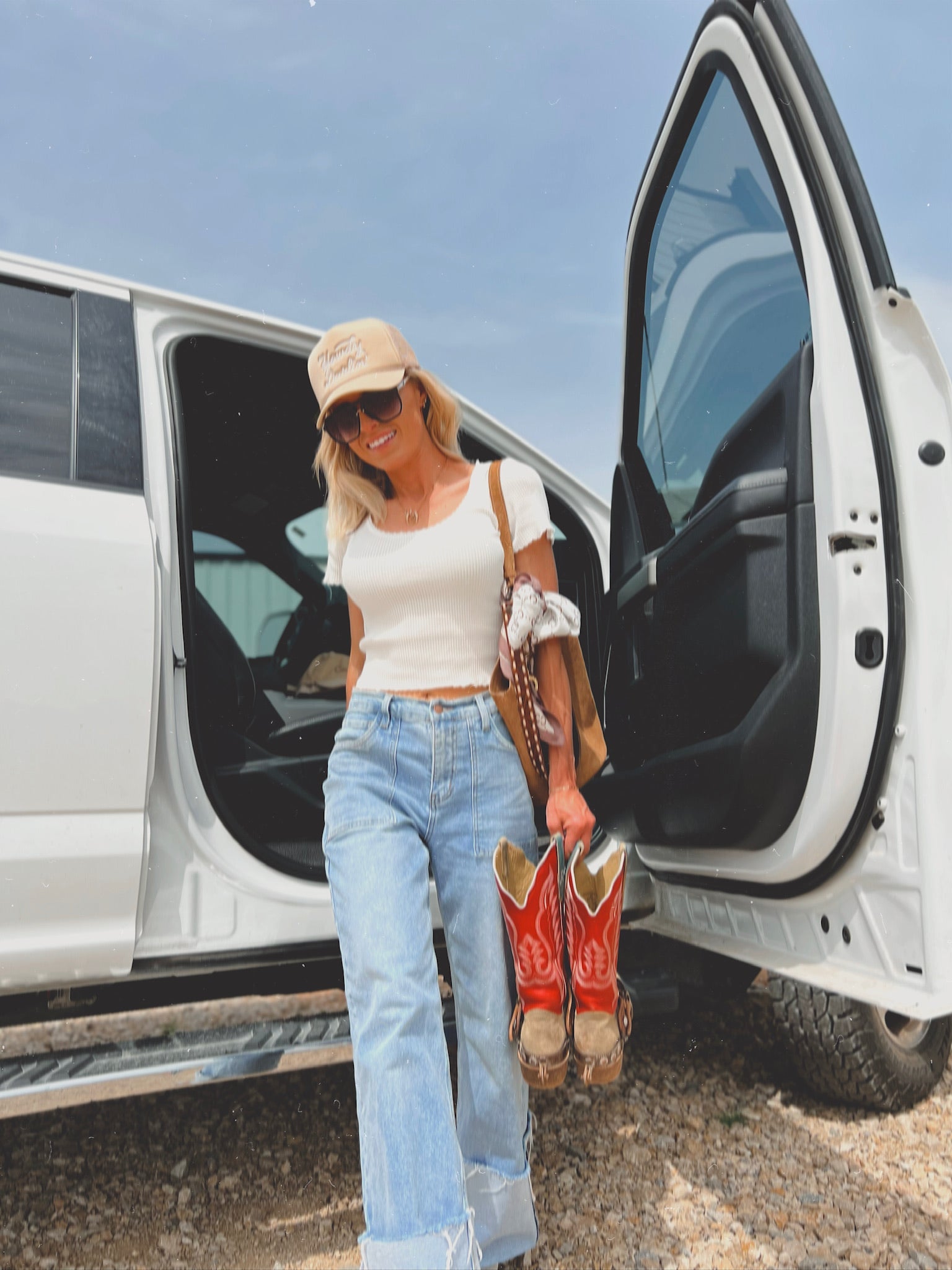 The Anica Top in White