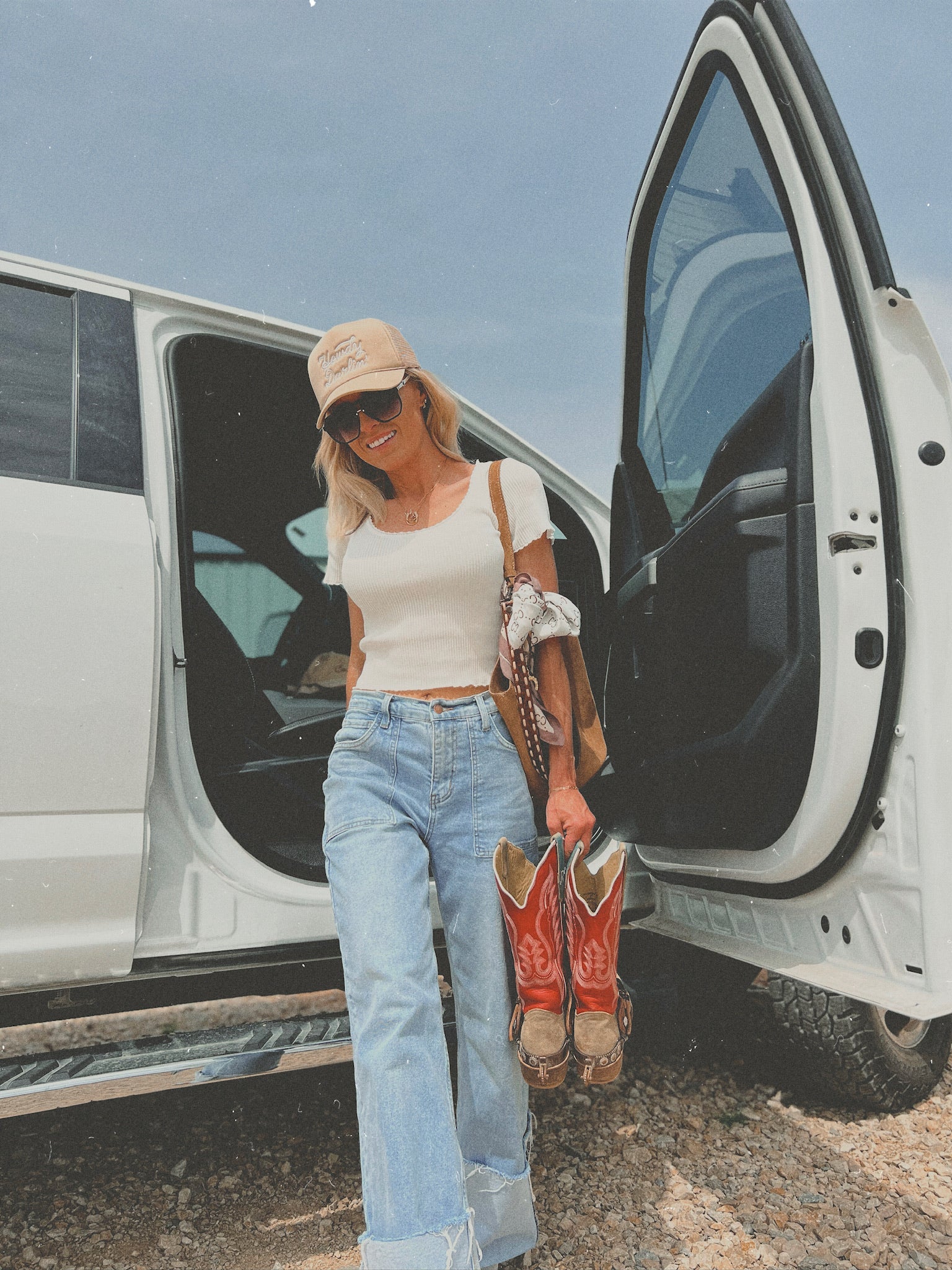 The Anica Top in White