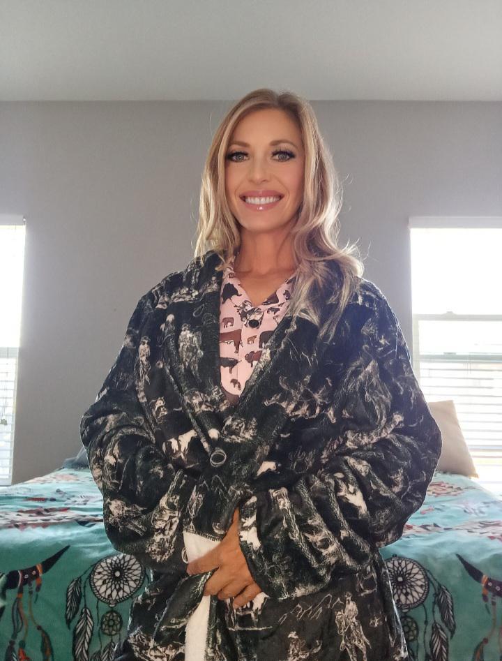 Ranch Life Women&#39;s Western Bath Robe