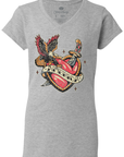 America Heart Tattoo graphic tee -clearance