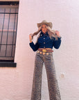 The Heidi Leopard Jean