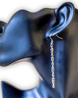 Wire Dangle Fashion Earrings - Silver