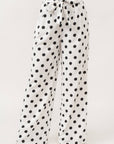 Long sleeve polka dot blazer and pants set
