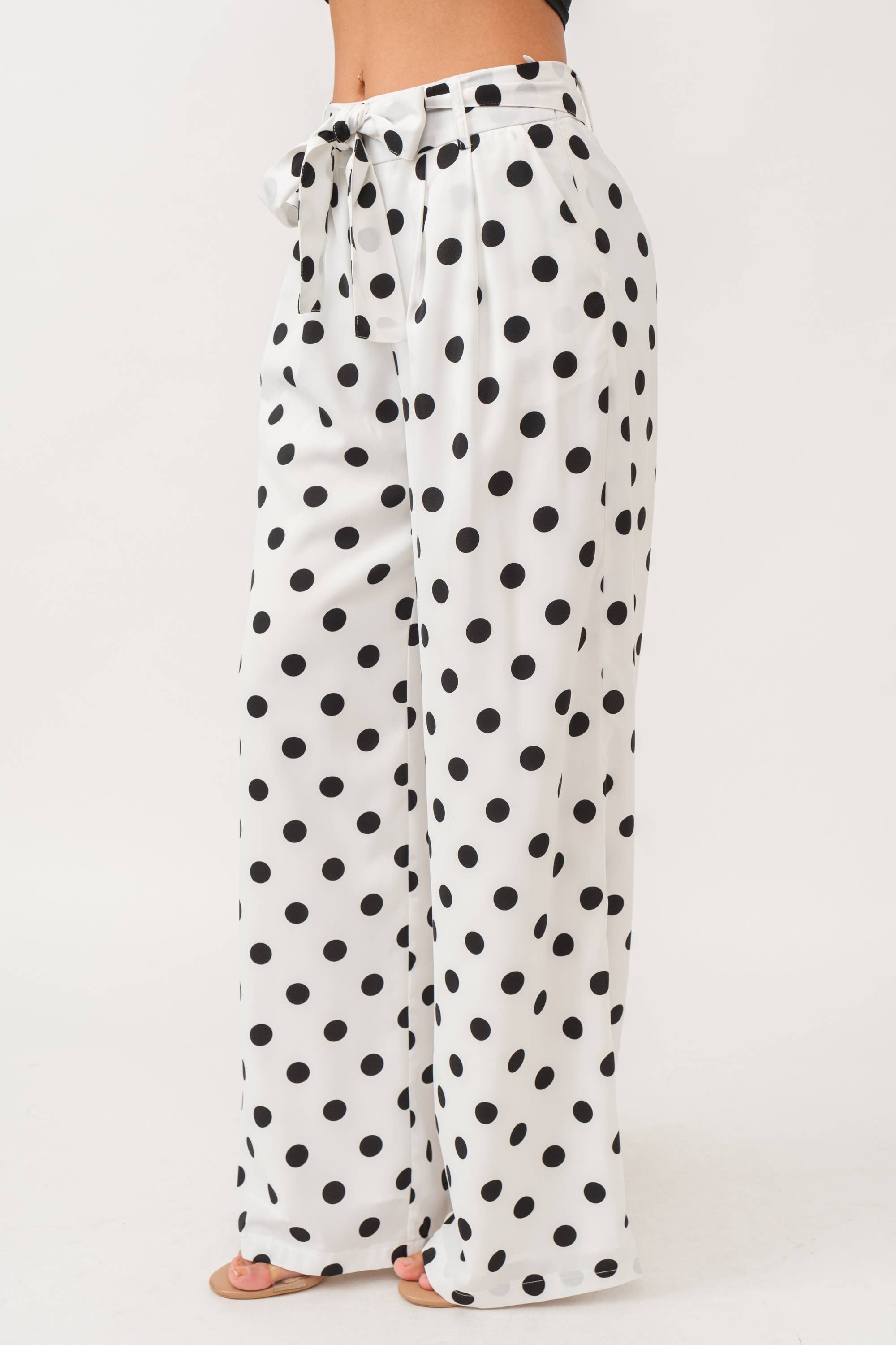 Long sleeve polka dot blazer and pants set