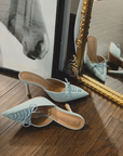 The Rally Denim Mule