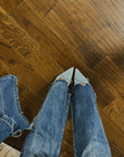 The Rally Denim Mule