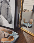 The Rally Denim Mule