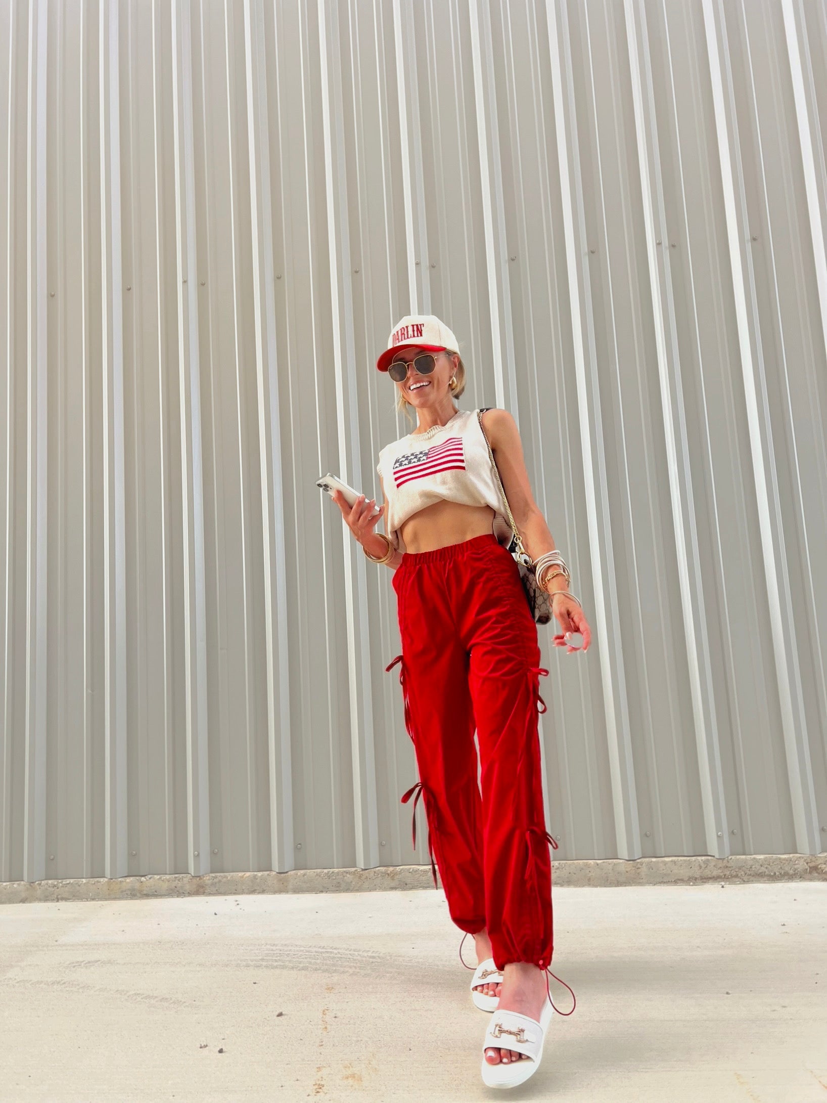 The Leighton Pant in Red