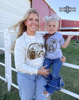 KIDS Happy Hereford Tee- BROWN
