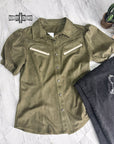 OLIVE- Calaboose Top