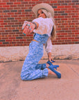 The Denim Block Heel