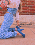The Denim Block Heel