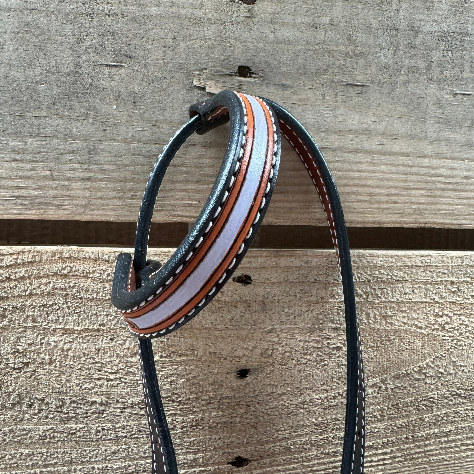 Hand Painted Floral AB Browband / One Ear - Breastcollar Tack Set 