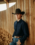 NAVY MEN'S BREEZE PERFORMANCE SHIRT