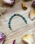Sterling Silver & Blue Turquoise Nugget Bracelet –