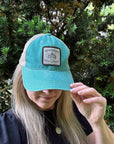 Whiskey Is My Spirit Animal Distressed Snap Back Trucker Hat