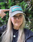Survivor Thriver Distressed Snap Back Trucker Hat