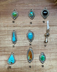 Sterling Silver & Turquoise Charms – Handmade by Jason Ogg & Shay Pfeiffer – USA Made – Pick Your Favorite
