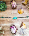 Sterling Silver & Turquoise Choker – 13” + Extender – In-House Silversmithing – Real Turquoise & Spiny Oyster Options