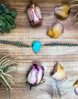 Sterling Silver & Turquoise Choker – 13” + Extender – In-House Silversmithing – Real Turquoise & Spiny Oyster Options