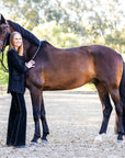 Taos Black Patent Leather Snaffle Bridle