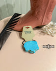 Turquoise Rock Ponytail Holder