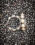 Austin Bubble Stud Hoop Fashion Earring - Silver