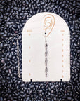 Wire Dangle Fashion Earrings - Silver