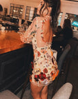 Three Dimensional Floral Dress -clearance