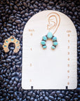 Arabella Stud Fashion Earring - Turquoise