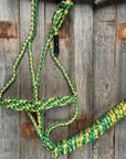 Green and Gold Mule Tape Halter