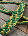 Green and Gold Mule Tape Halter