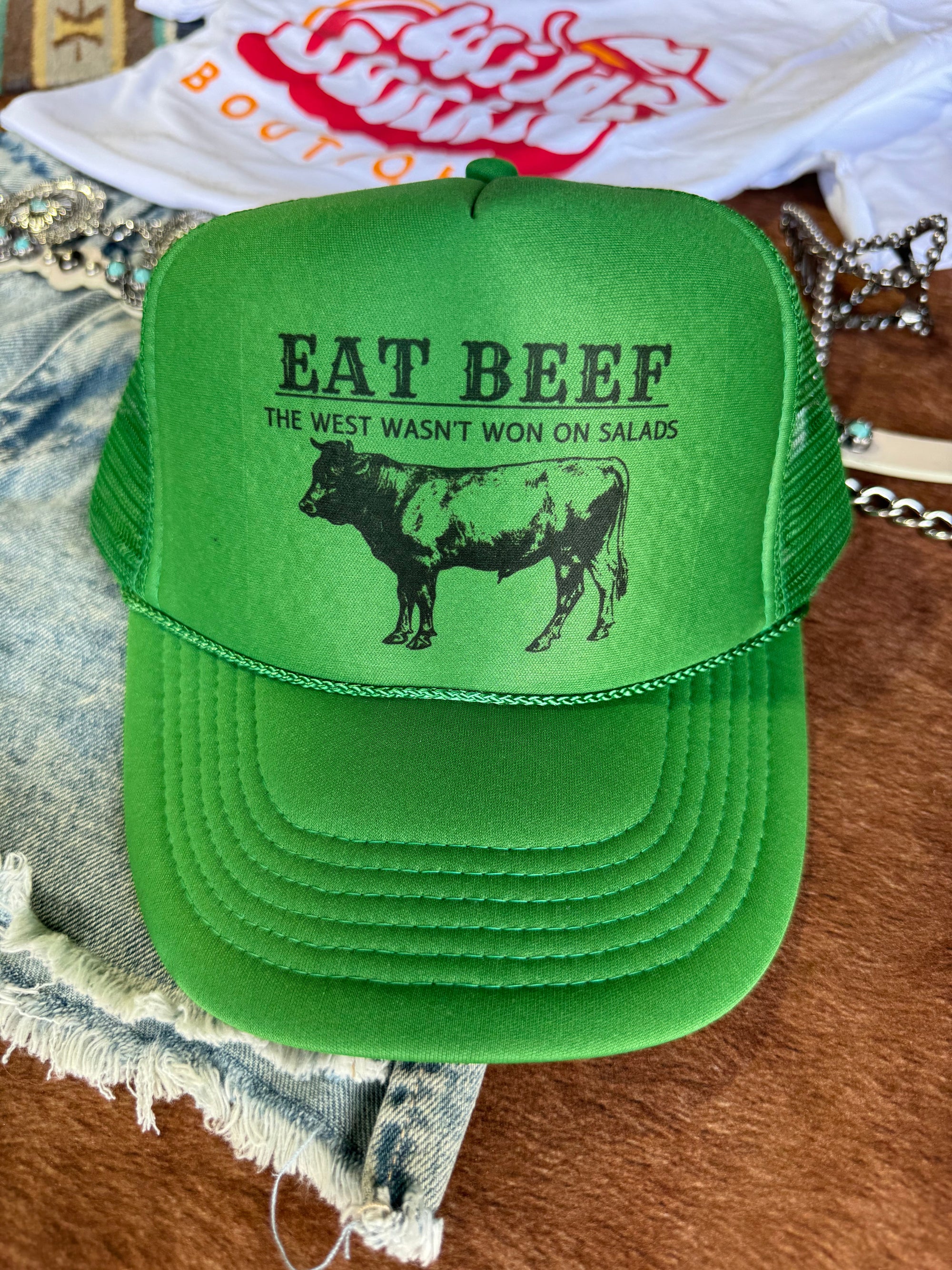 West Wasn&#39;t Won On Salads Trucker Hat
