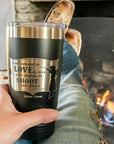 Annie Oakley Quote I Ain't Afraid to Love a Man Travel Tumbler