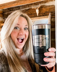 Annie Oakley Quote I Ain't Afraid to Love a Man Travel Tumbler