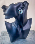 Etta Spade Stud Fashion Earring - Turquoise