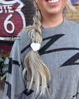 White Rock Ponytail Holder