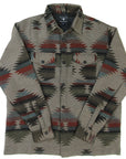 Flying R Ranchwear - Men's Thermal Shacket - Southwest Dusty Copper - Jacquard
